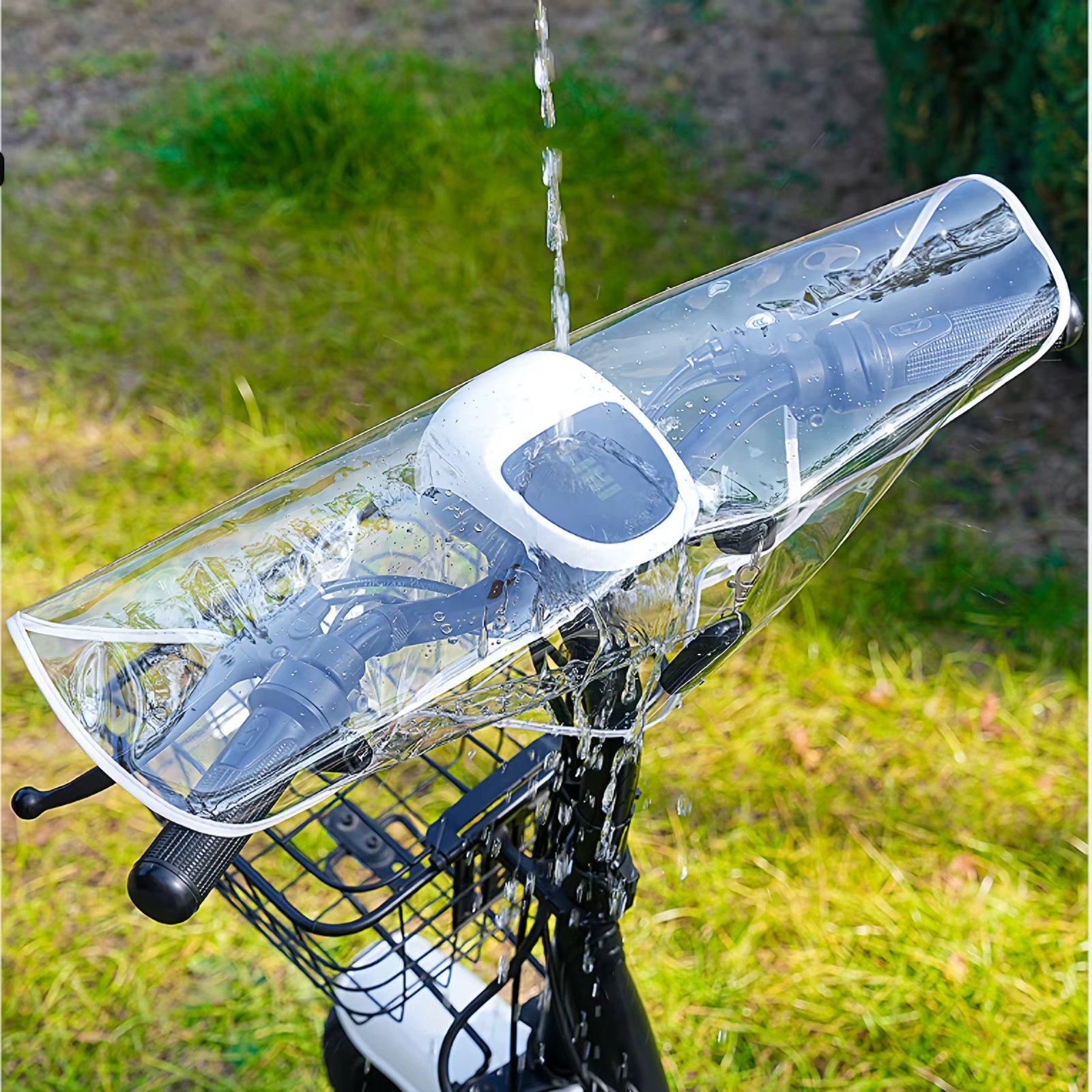 1/2/3 pièces Housse de protection universelle pour guidon de trottinette électrique et vélo, protection contre la pluie