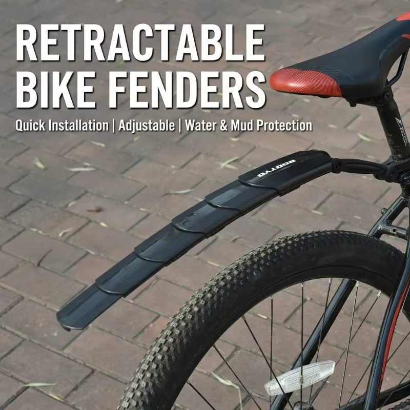 Garde-boue rétractable pour vélo de montagne