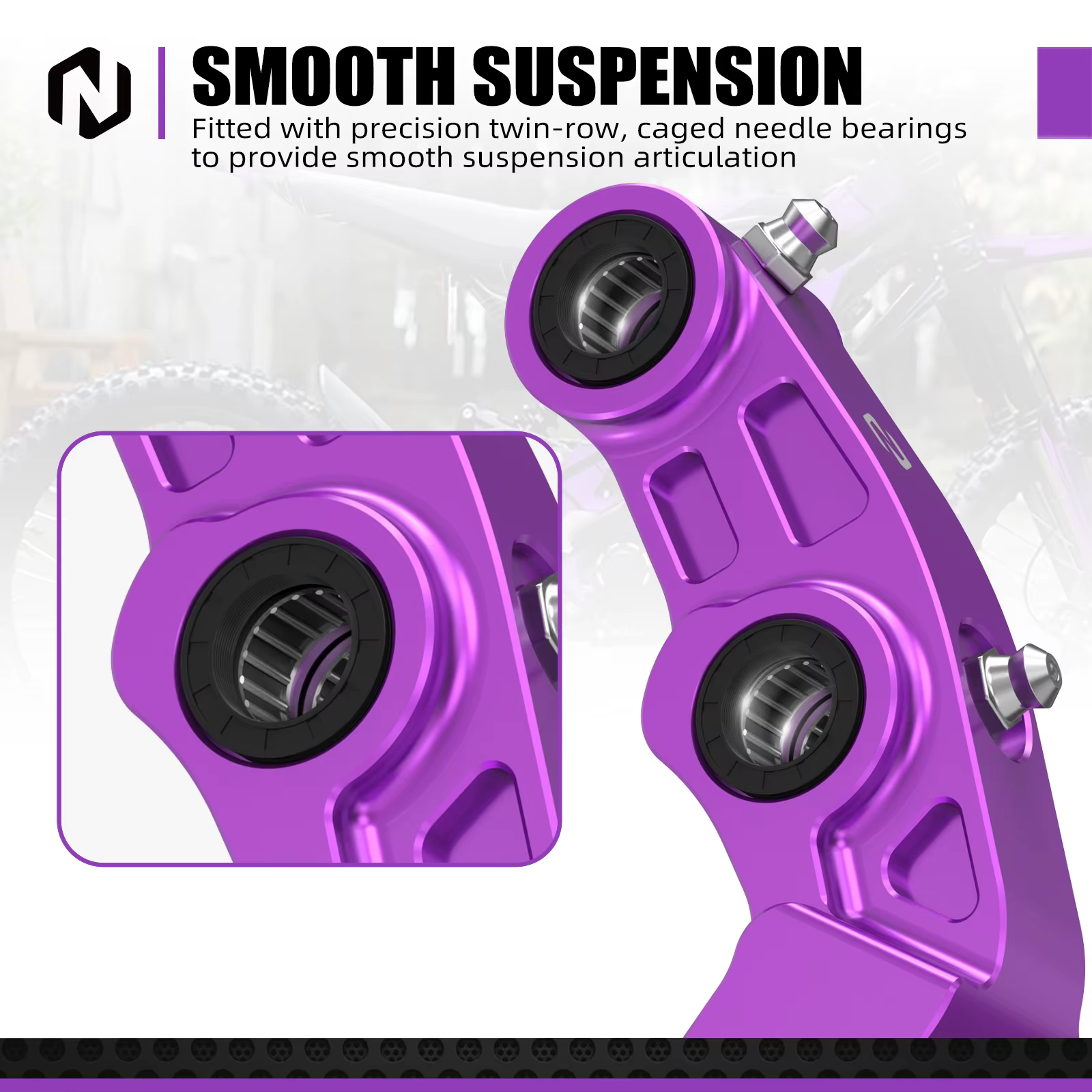 NICECNC pour Surron light bee X S L1E vélo de saleté électrique 0.75 "/20MM hauteur Suspension arrière liaison pour Segway X160 X260 2024 2025