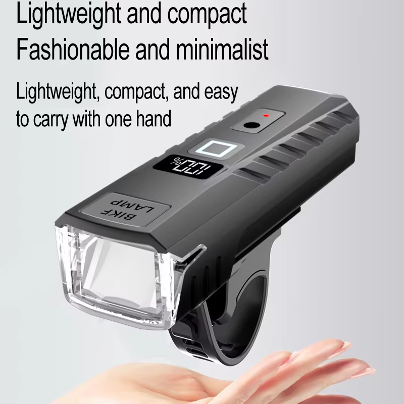 Lumière de vélo rechargeable par USB - Phare à détection automatique