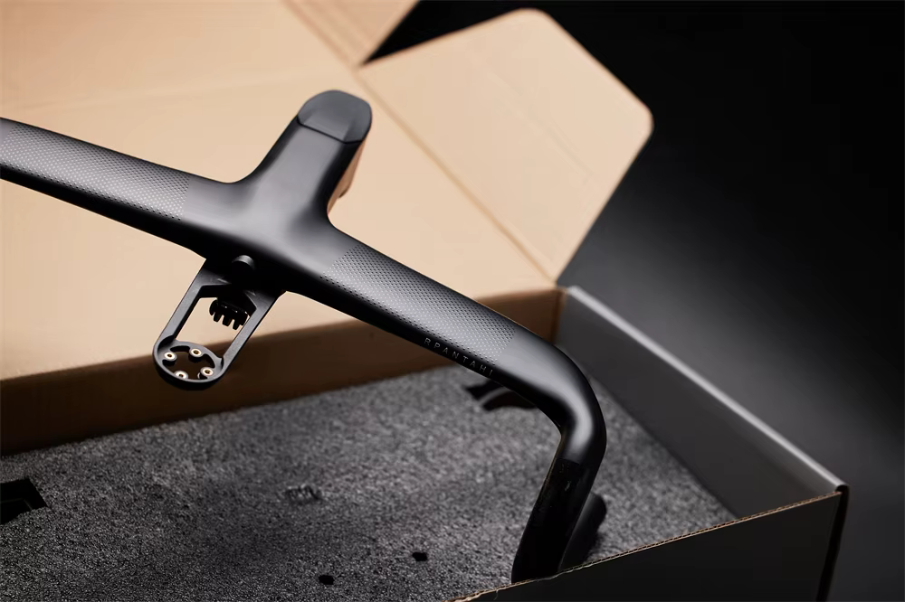 Guidon de vélo de route entièrement en carbone avec cockpit intégré -10 °