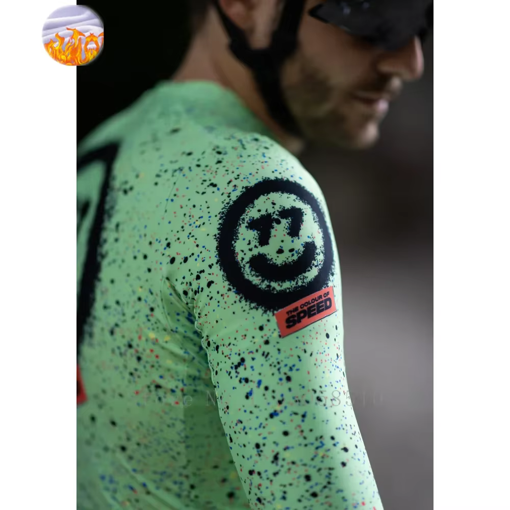 RH77 hiver cyclisme veste chaude hommes à manches longues polaire Jersey moto vtt route sous zéro pour garder au chaud vélo vêtements Ciclismo