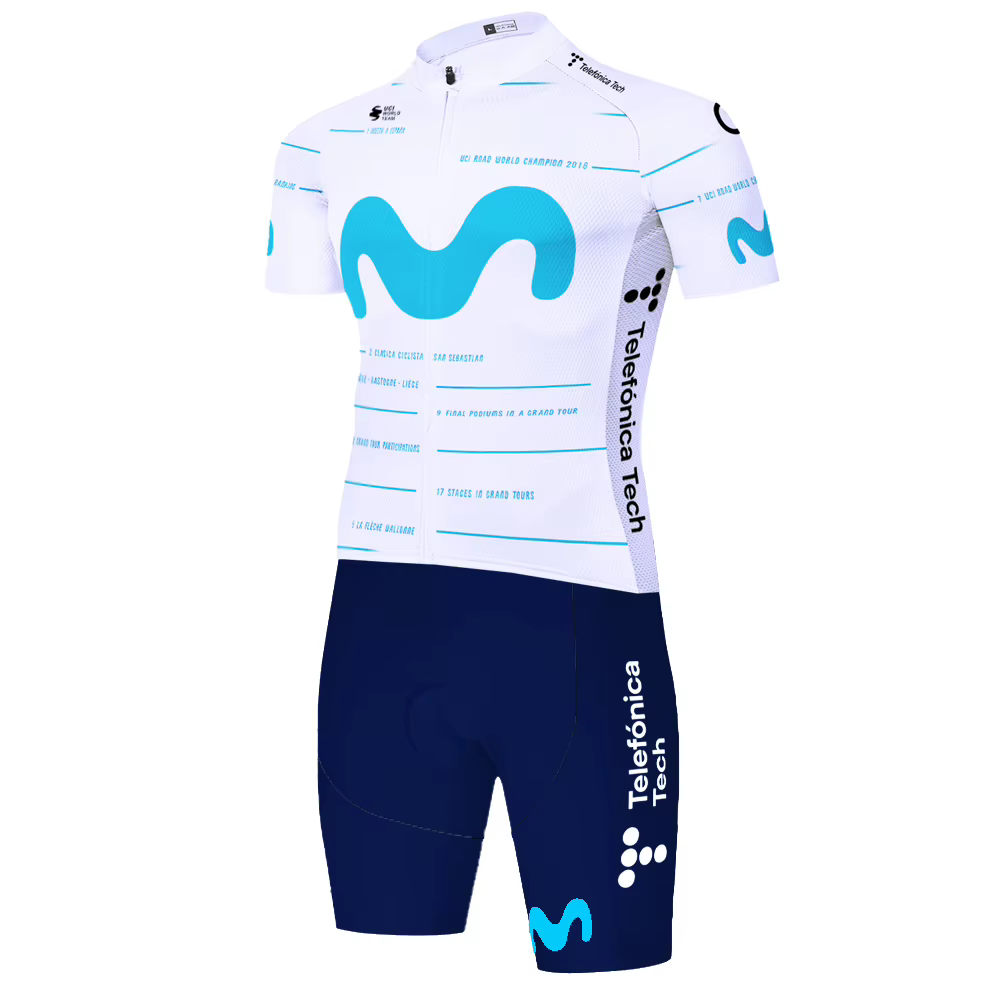 Combinaison de triathlon Movistar pour hommes