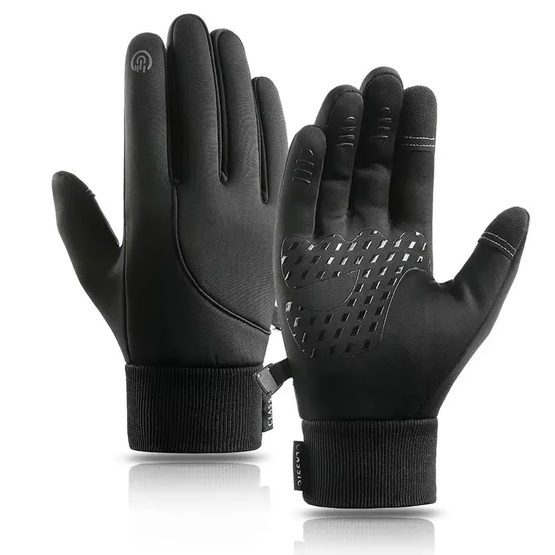 Gants de cyclisme imperméables pour l'hiver