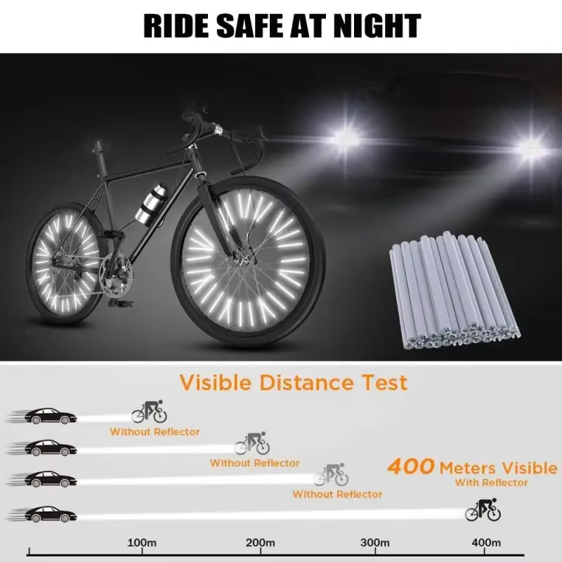 Réflecteurs de rayons de vélo