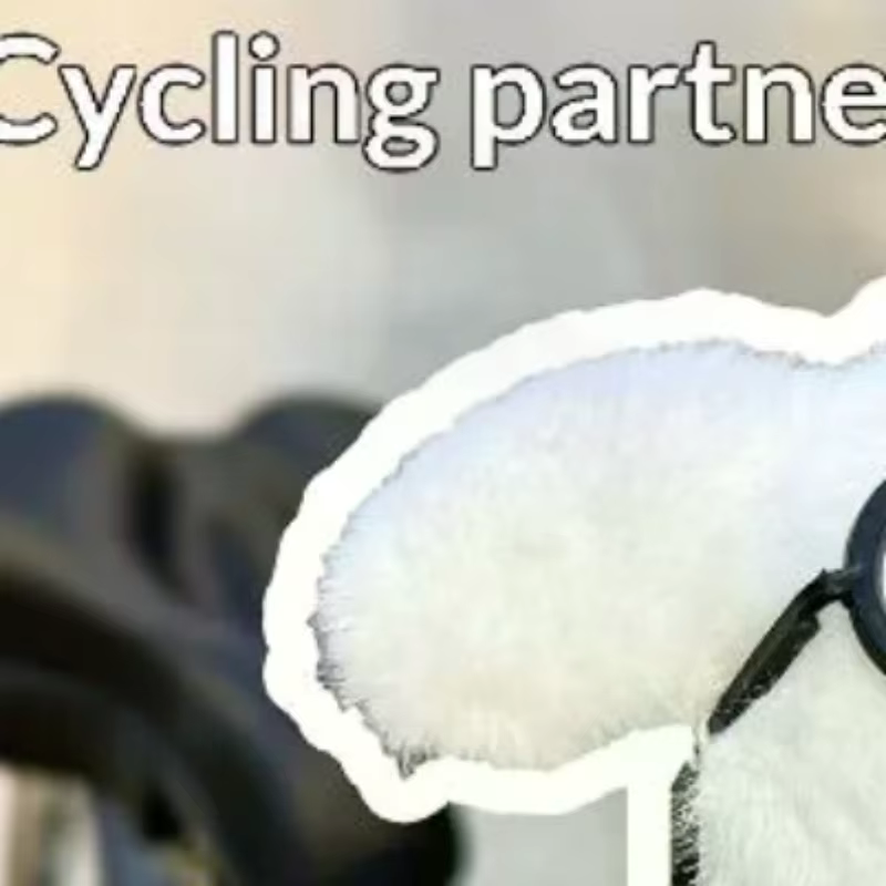 Pendentif décoratif chiot mignon pour guidon de vélo, vélo électrique, moto, vélo de route