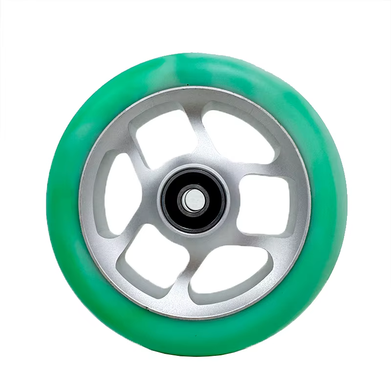 Roues de scooter cascadeur 110 mm 2 pièces | Noyau en aluminium 88A | Freestyle Tricks Résistant à l'usure et absorbant