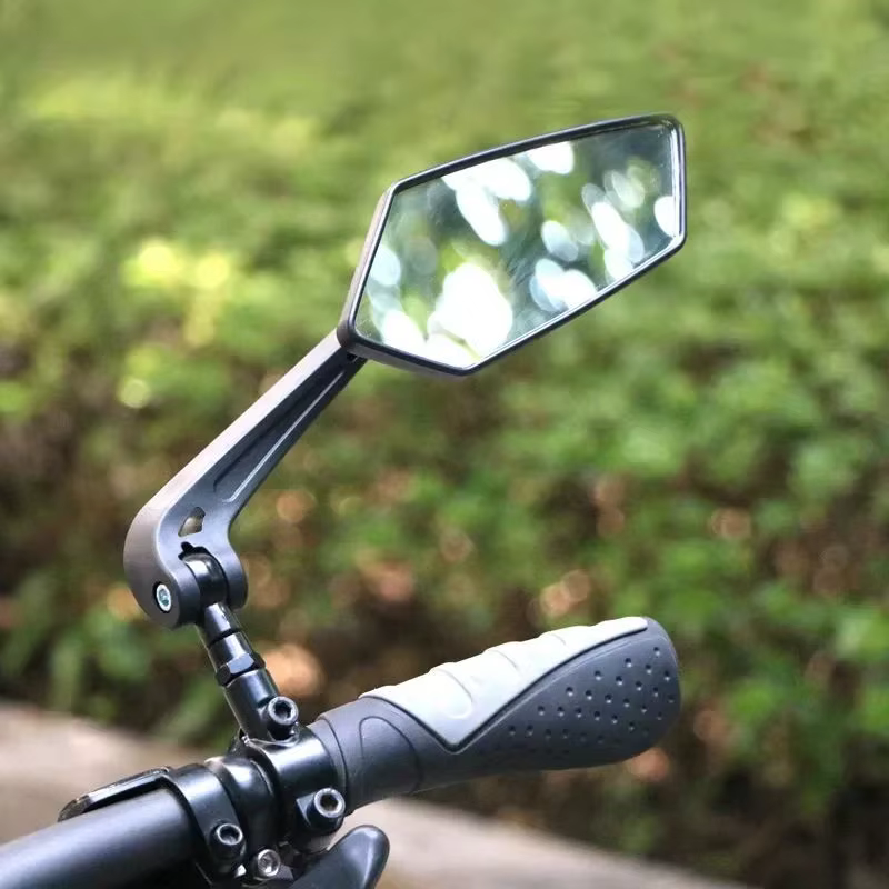 Rétroviseur de vélo : Miroir réglable pour guidon gauche/droite