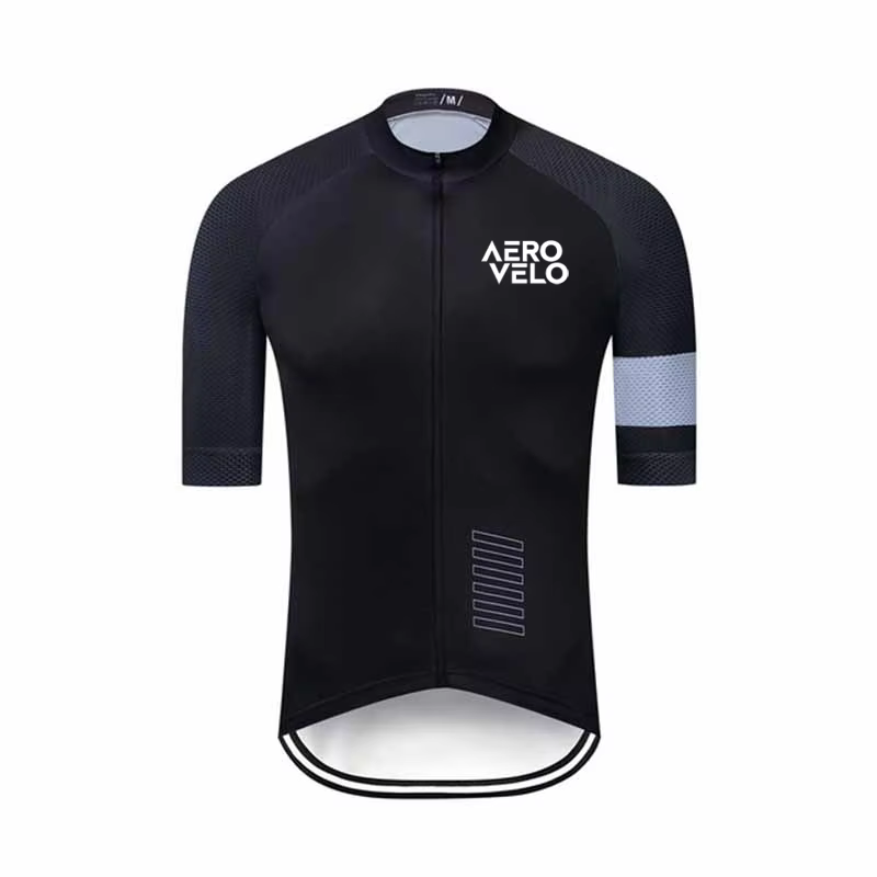 AERO VELO Ensemble de maillot de cyclisme à manches courtes pour hommes