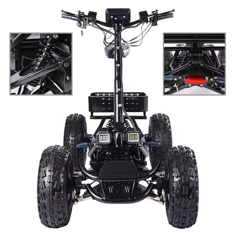 20 pouces tout Terrain 4x4 hors route Scooter électrique 8000W60V