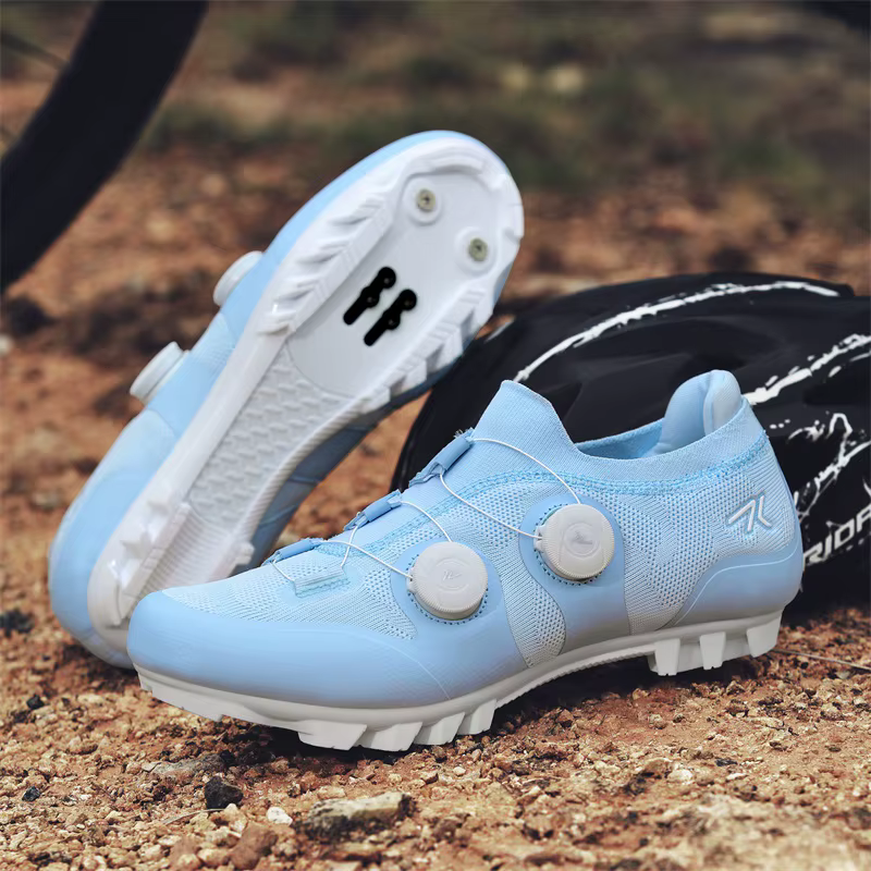 Chaussures de cyclisme vtt hommes femmes nouvelles baskets de montagne antidérapantes taquet de saleté vélo course clito