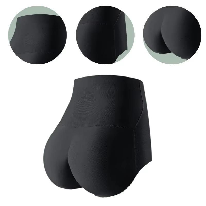 Femmes bout à bout rembourré contrôle culotte hanche rehausseur sous-vêtements Bodyshaper