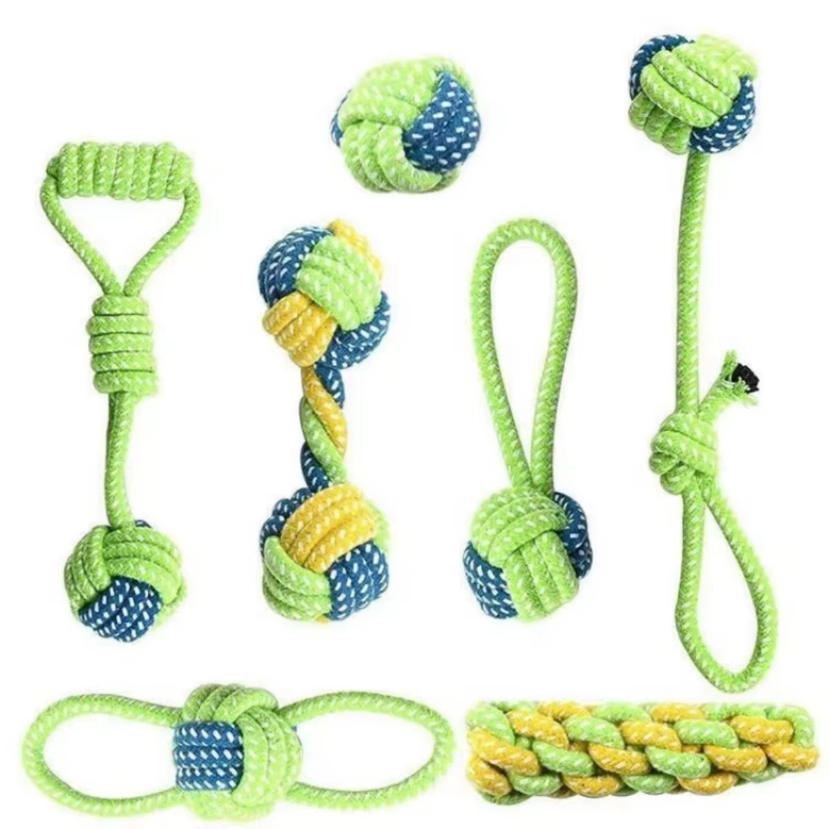 Jouets pour chiens de compagnie pour grands et petits chiens, corde en coton interactive, Mini jouets pour chiens, accessoires, brosse à dents, jouet à mâcher pour chiots