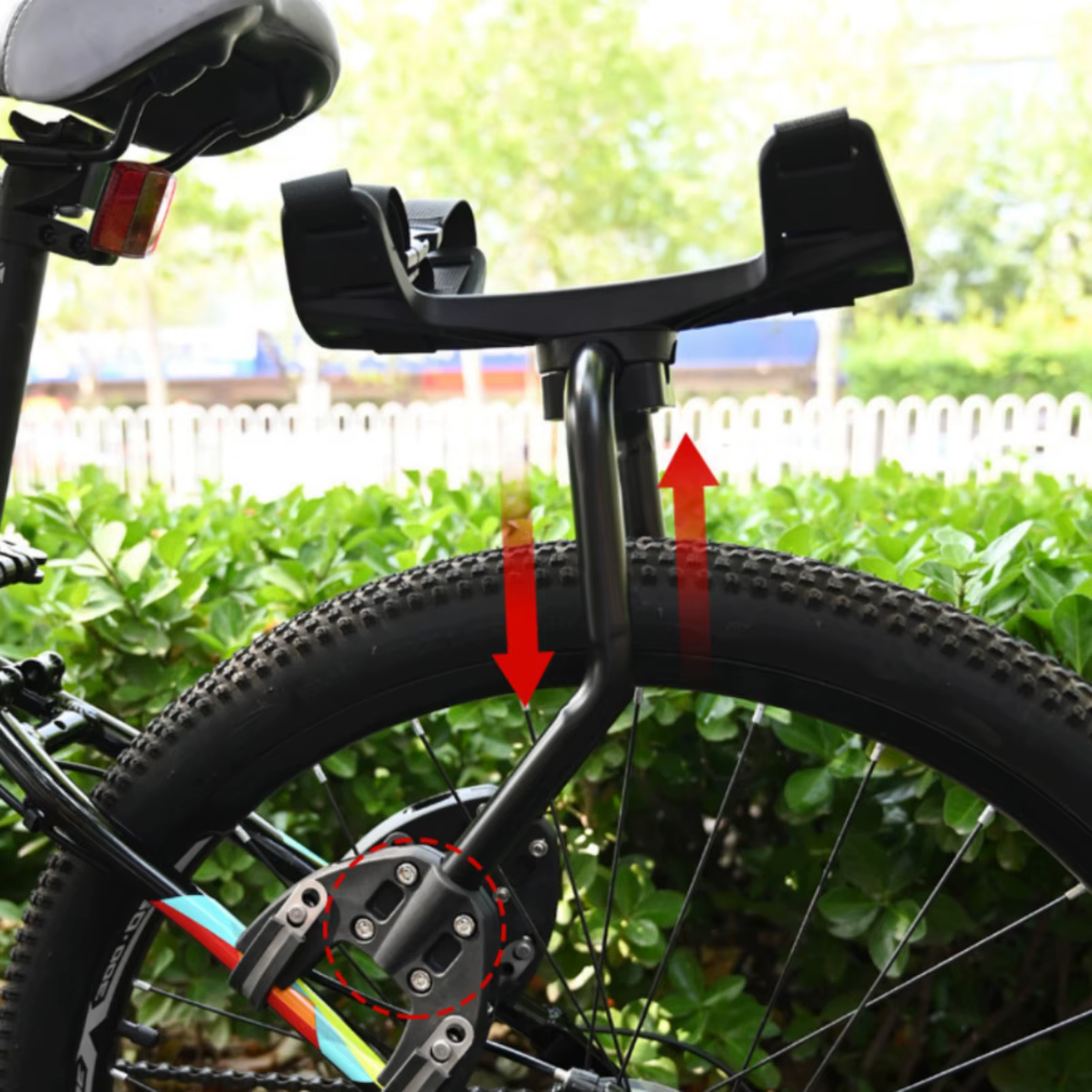 Porte-bagages arrière réglable pour vélo
