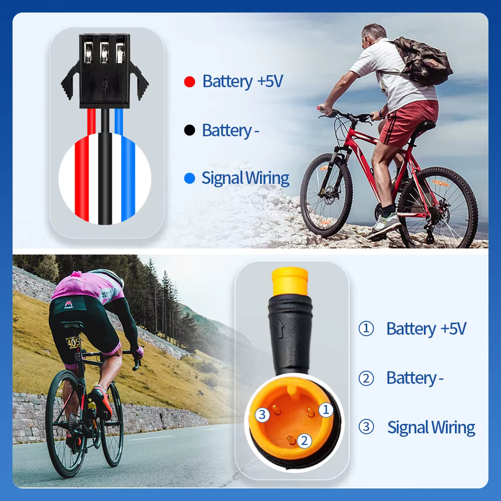 Capteur de couple PAS e-bike 12 points magnétiques côté gauche 24V36V