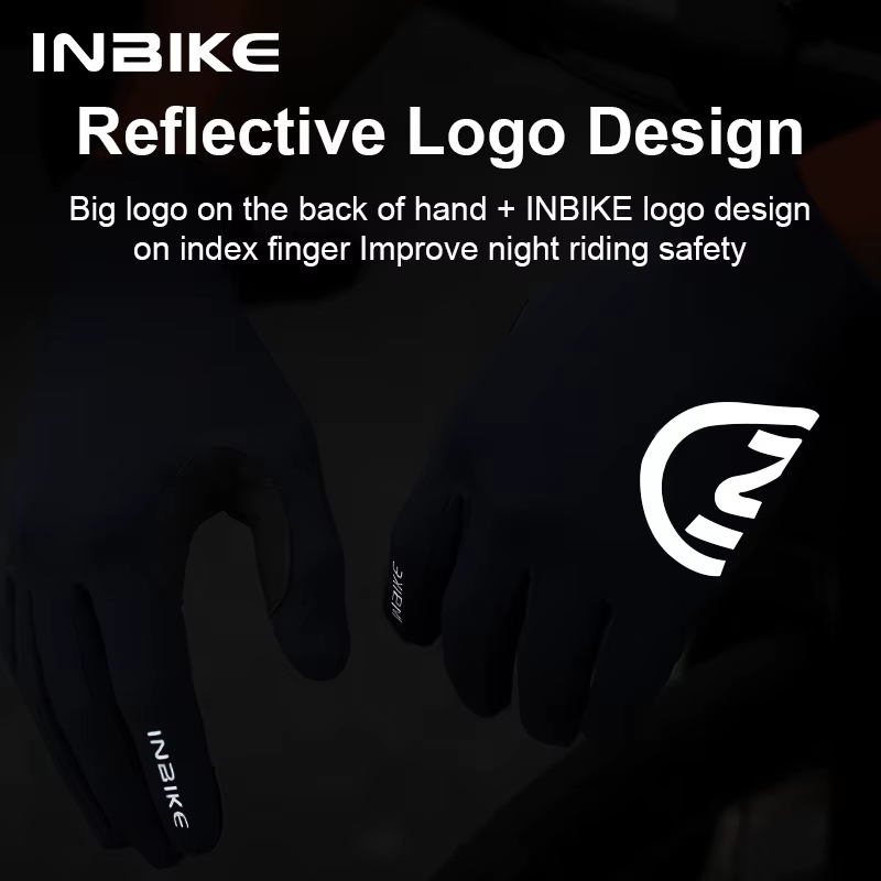INBIKE 2024 gants de cyclisme Gel rembourré pour hommes automne hiver polaire