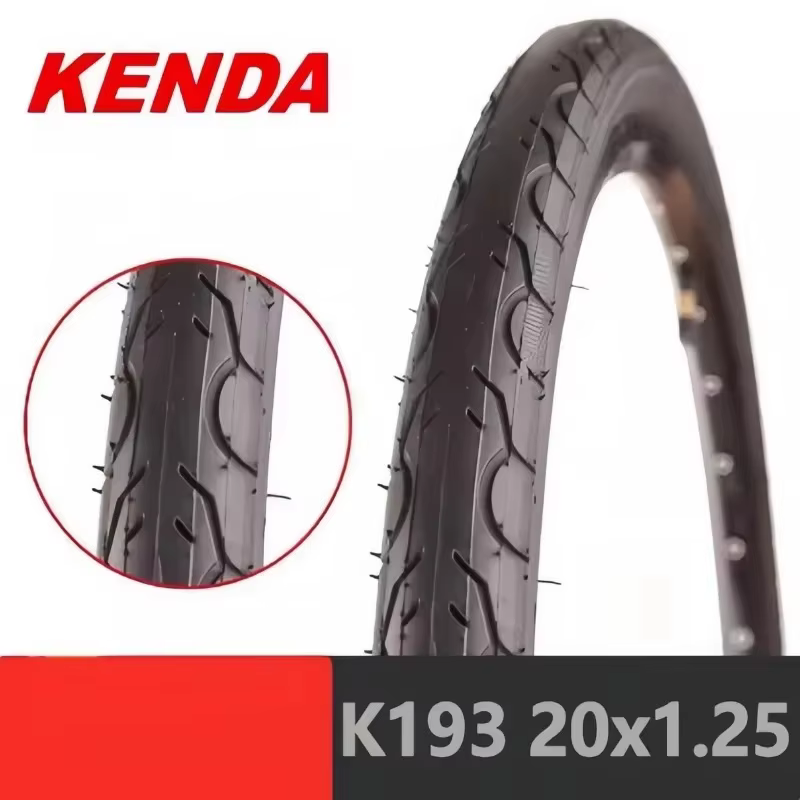 Pneu de vélo KENDA 20 pouces 20x1-1/8 (28-451)/20X1.25-(32-406) Pneu de vélo pliable K193