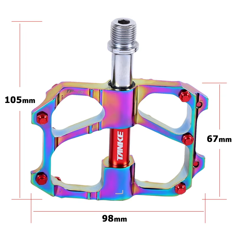 Accessoires de vélo pédale de VTT ultra légère en alliage d'aluminium petite