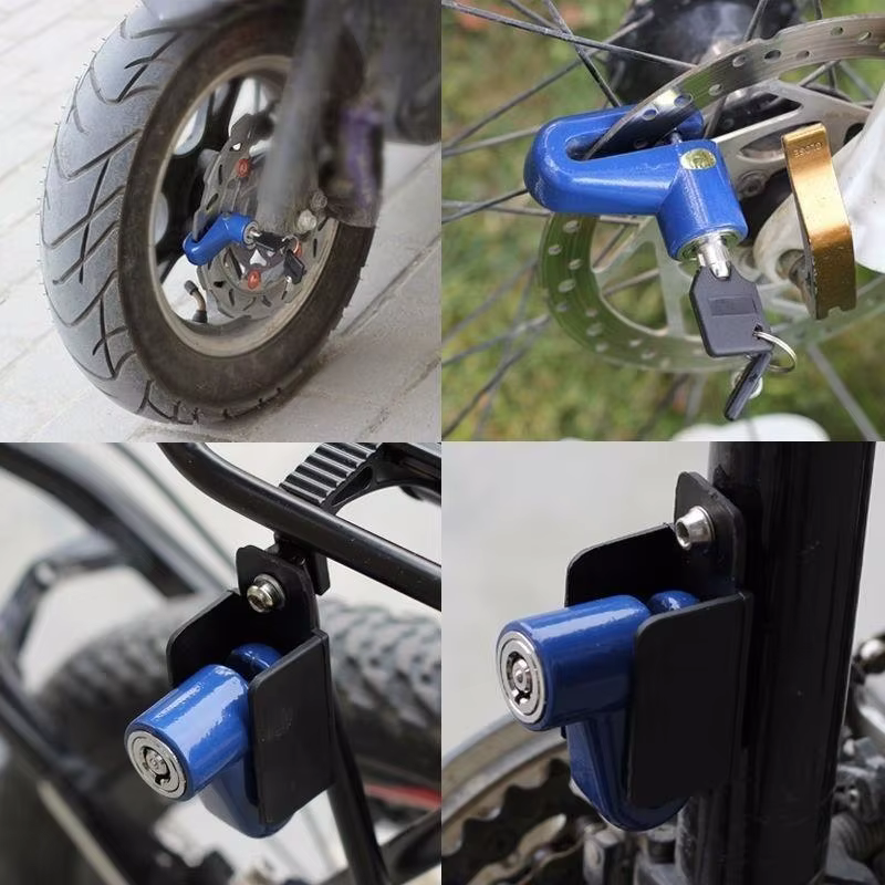 Serrure de frein à disque de roue antivol de vélo de moto
