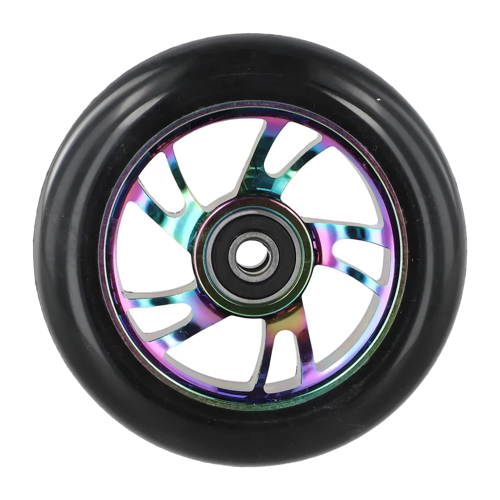 Pour les Sports extrêmes 100mm 3.9 pouces Pro roues de Scooter en alliage d'aluminium conception de moyeu de roue