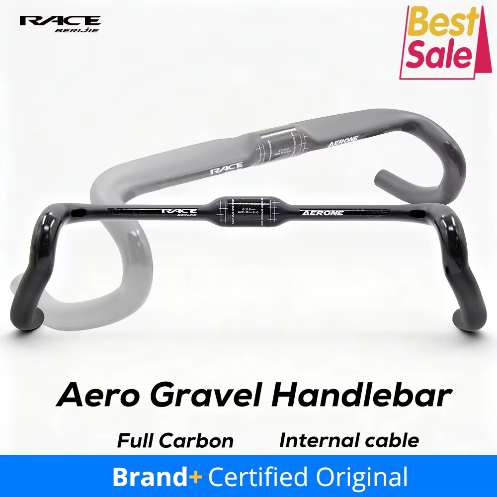 BERIJIE – guidon Aero gravier entièrement en carbone