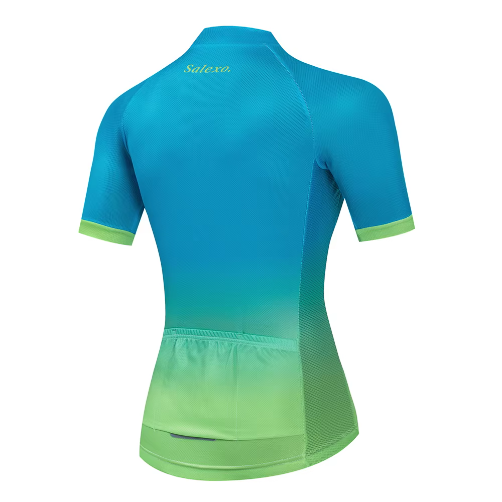 Maillot de cyclisme à manches courtes pour femmes