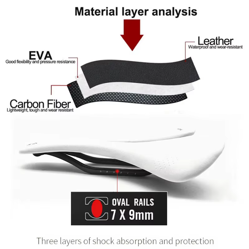 SAMANA vtt vélo selle en carbone siège de vélo matériau EVA VTT produits de vélo accessoires pour vtt course