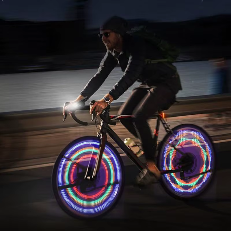 Lumières pour roues de vélo 16LED