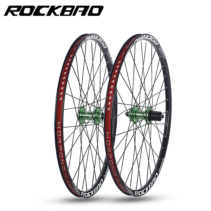 ROCKBAO VTT roues 24/26/27.5/29 pouces frein à disque 4 roulements 7-12 vitesses dégagement rapide 29er vtt roue de vélo