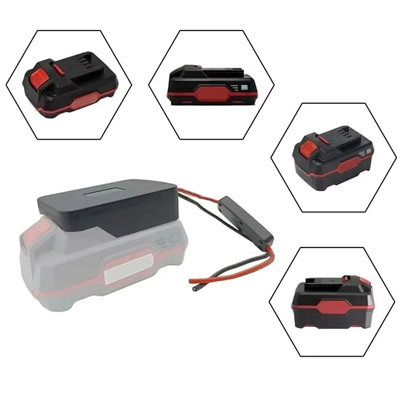 Kit de roue d'adaptateur de batterie d'alimentation pour batterie Parkside 20V avec fusibles et interrupteur, convertisseur de batterie pour jouets de voiture Rc, accessoires d'outils