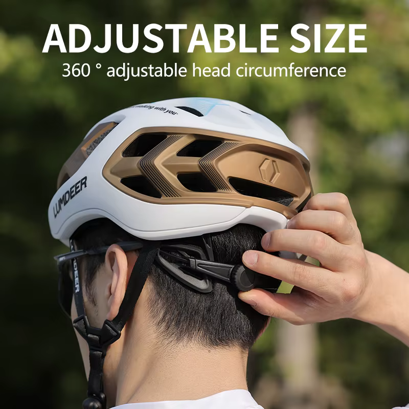Nouveau casque de vélo avec feux arrière magnétiques léger sécurité de conduite Protection de la tête vtt casques de
