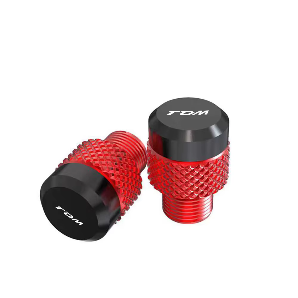 Boulons à vis en aluminium pour moto, trou de miroir, bouchons, capuchon, Yamaha TDM 850, 900, TDM850, TDM toutes les années, accessoires, M10 * 1.25