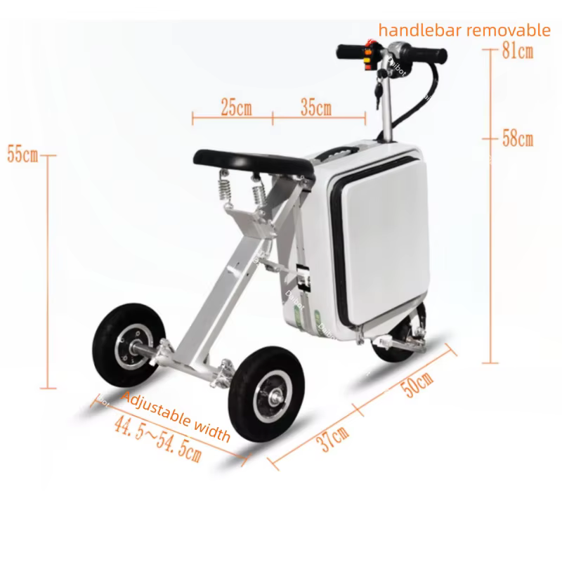 Trottinette Électrique Pliante et Légère à 3 Roues pour Adulte