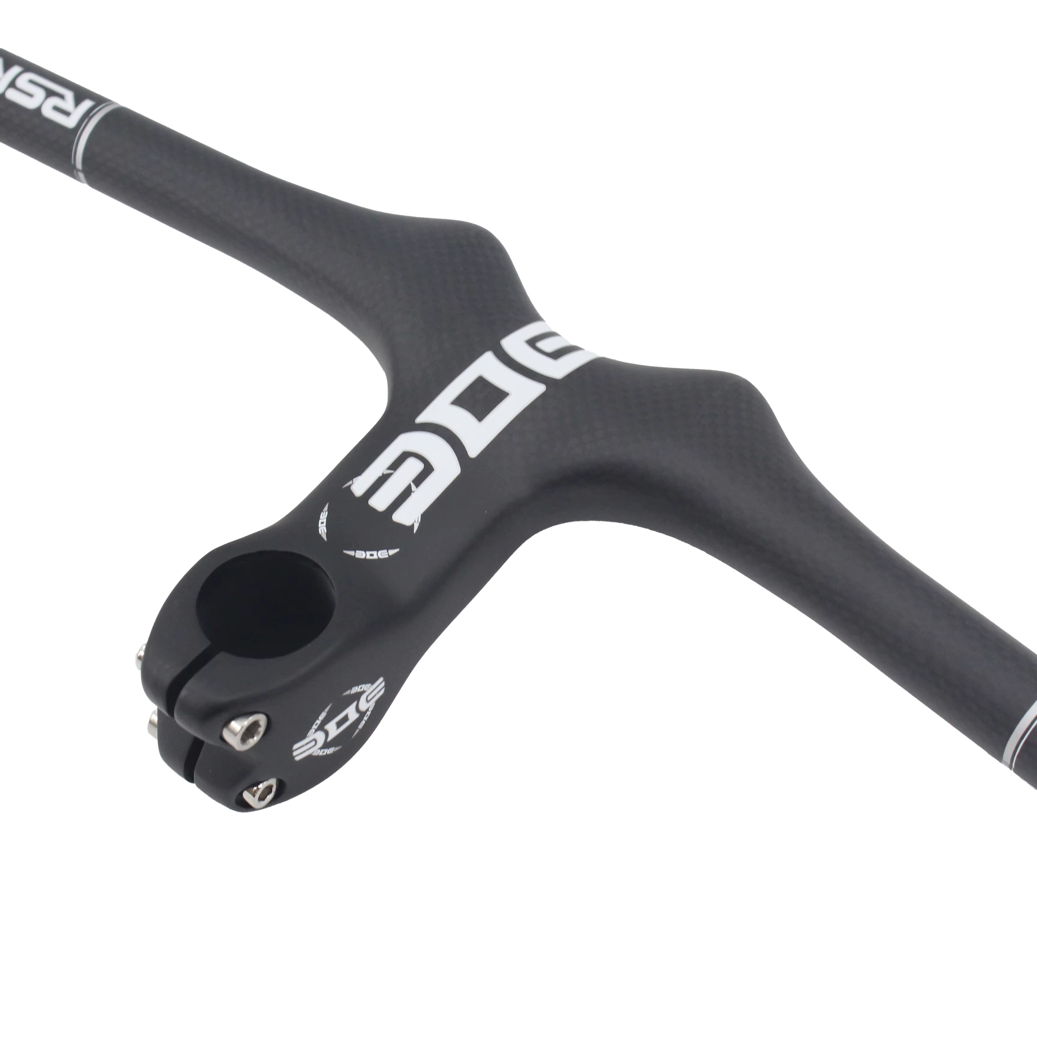 Guidon de vélo de montagne mat 3K entièrement en Fiber de carbone