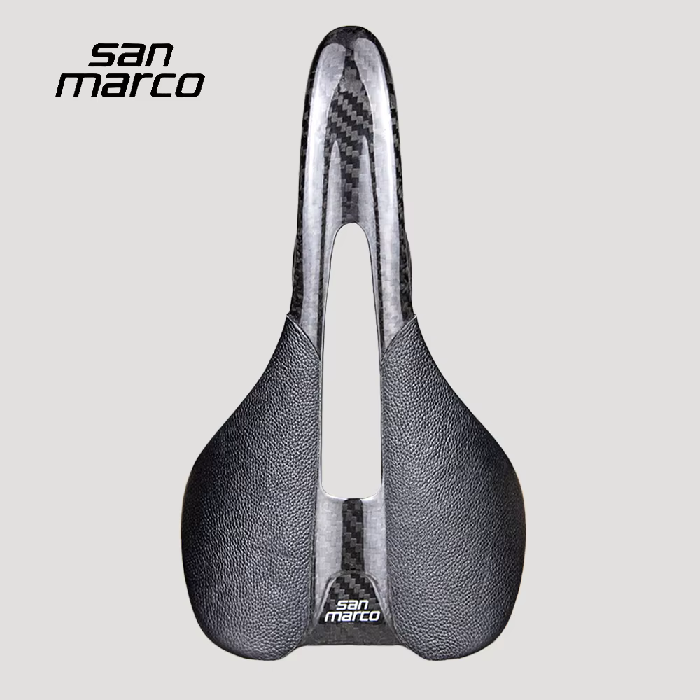 Selle de vélo de route en carbone intégral San Marco ultralégère