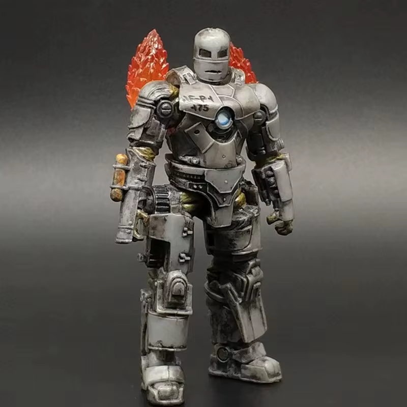 Modèle de figurine d'action Marvel Iron Man Avengers, statue d'anime, figurine de machine de guerre, cadeaux de collection, 3.75 pouces, en stock
