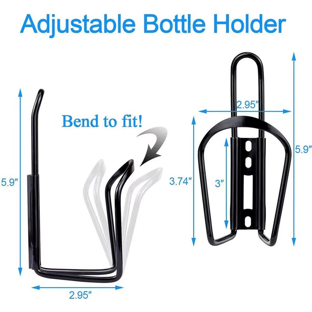 Porte-bouteille T1 en alliage d'aluminium pour vélo de montagne pliant