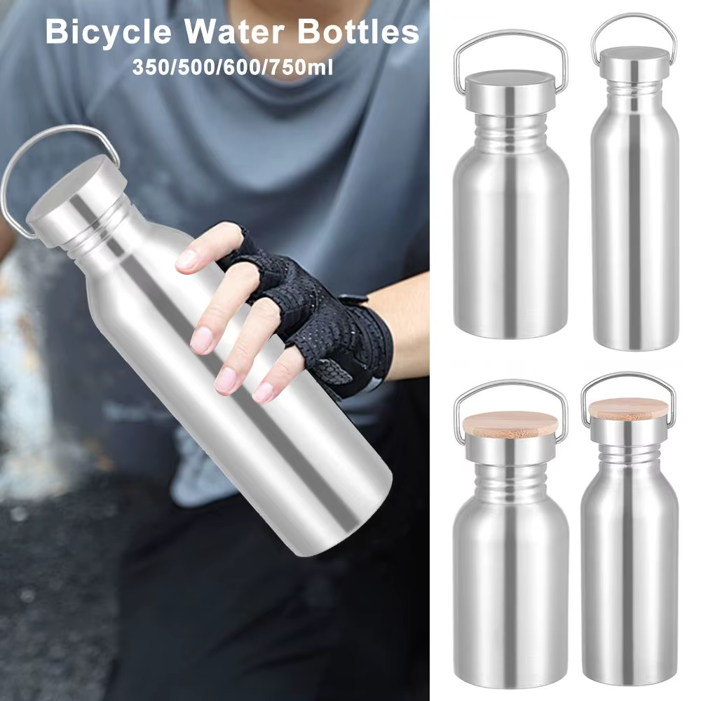 Bouteille d'eau de vélo en acier inoxydable