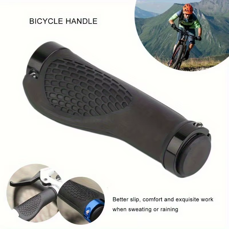 2 guidons de vélo, guidons ergonomiques