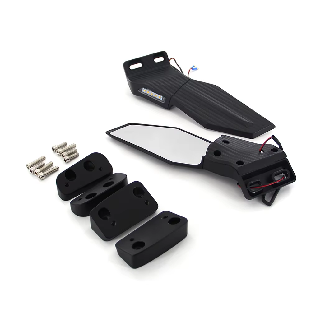 Rétroviseur Convexe Universel pour Moto, Scooter, E-Bike, 2 Pièces/Paire, 6mm