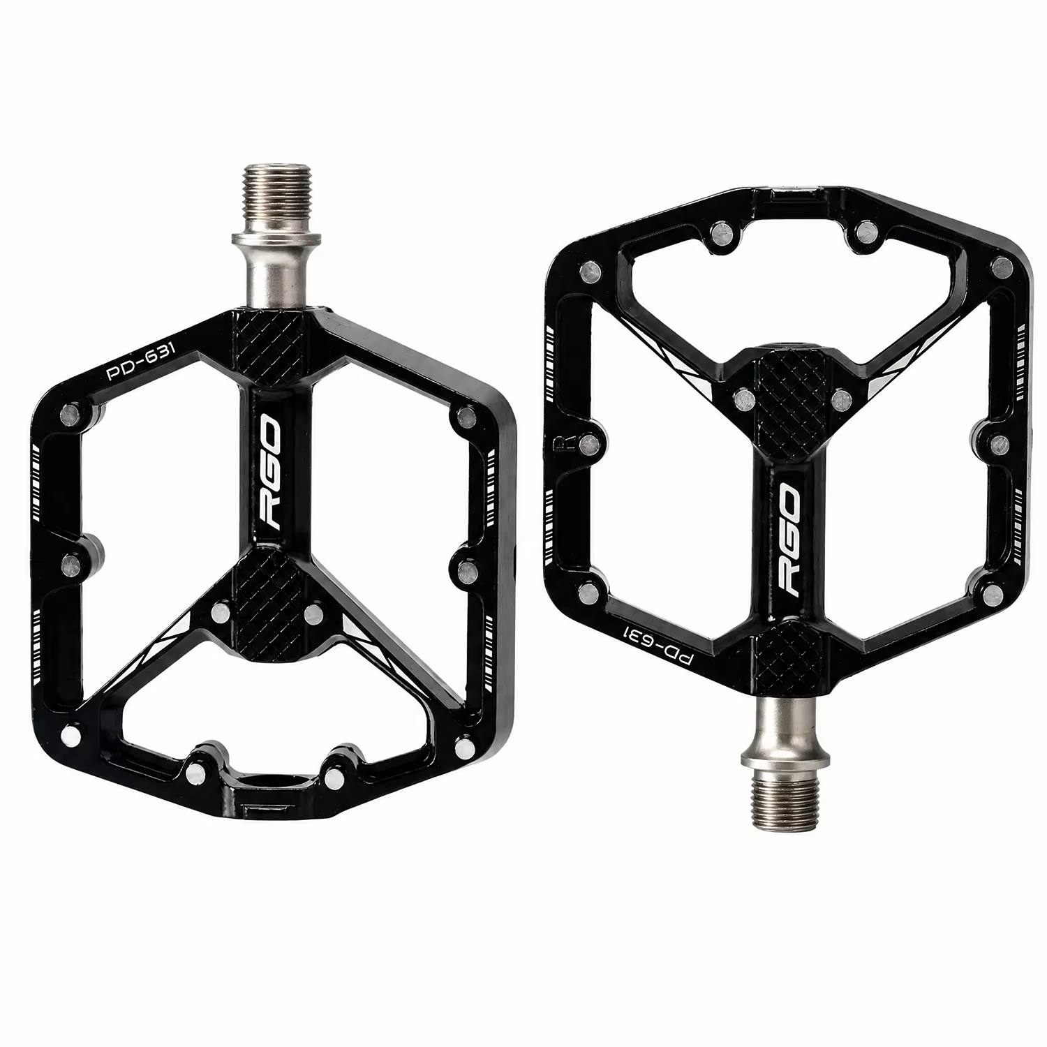 Pédales de vélo RGO ultralégères à 3 roulements antidérapants