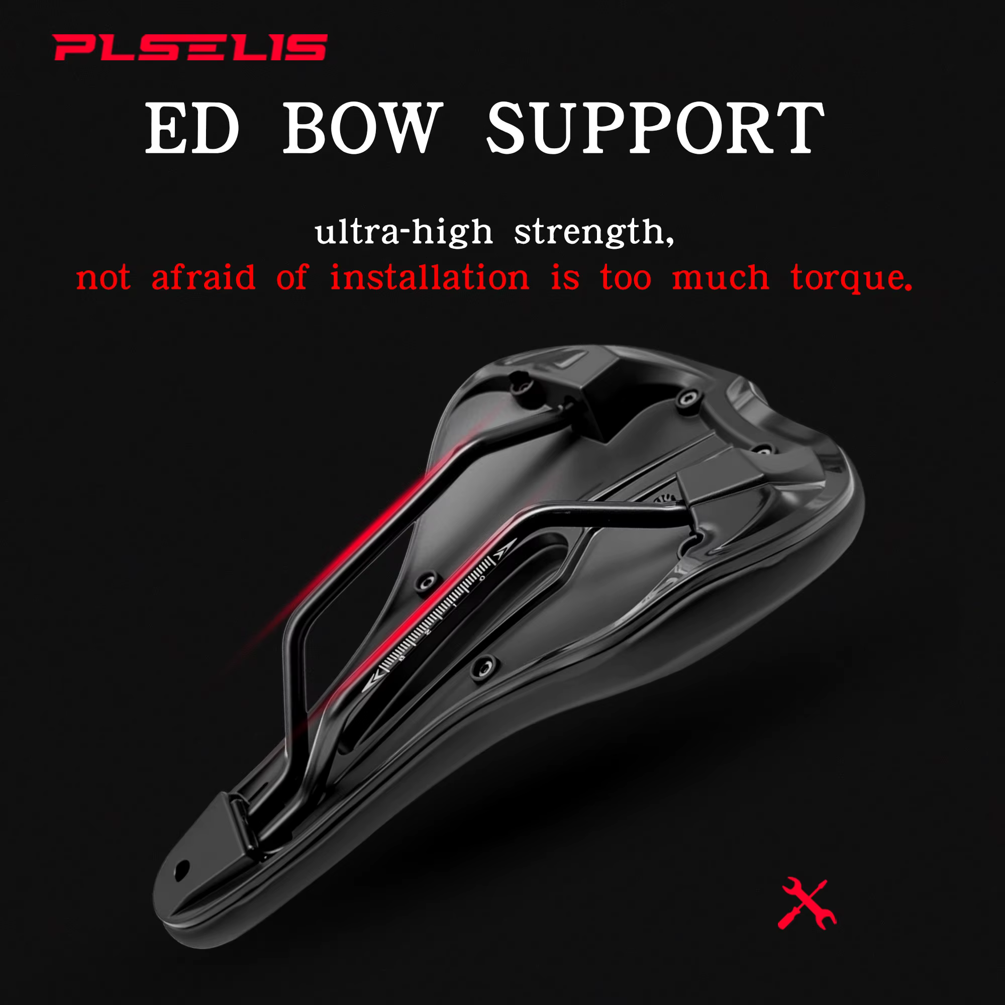 Selle de vélo PLSELIS, compétitive