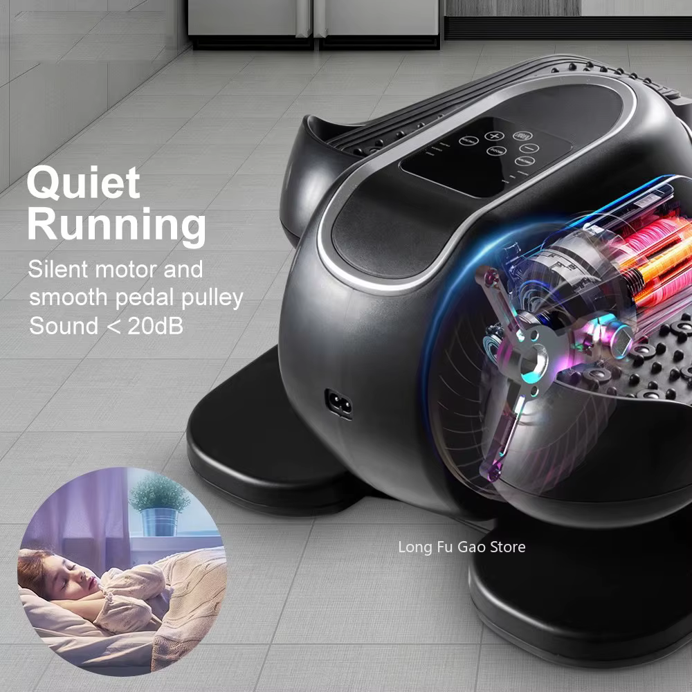 Machine elliptique sous le bureau