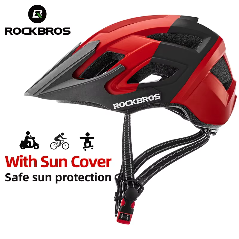 ROCKBROS casque de vélo respirant intégralement moulé