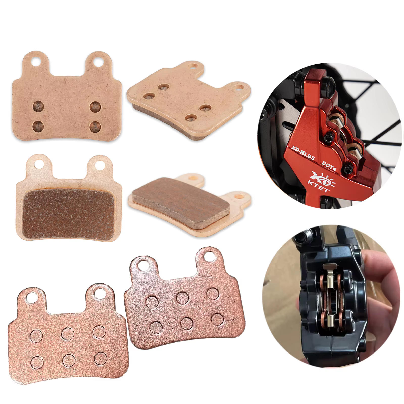 Plaquettes de frein hydrauliques pour vélos électriques