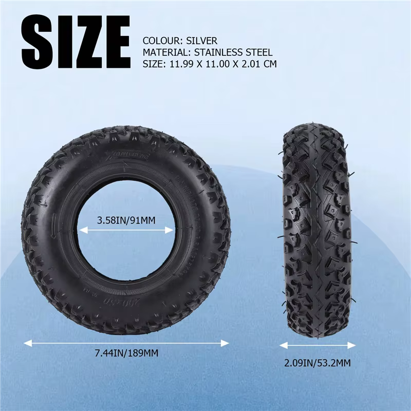 Pneu extérieur 200X50 pour roue arrière Speedway Mini 4 Pro