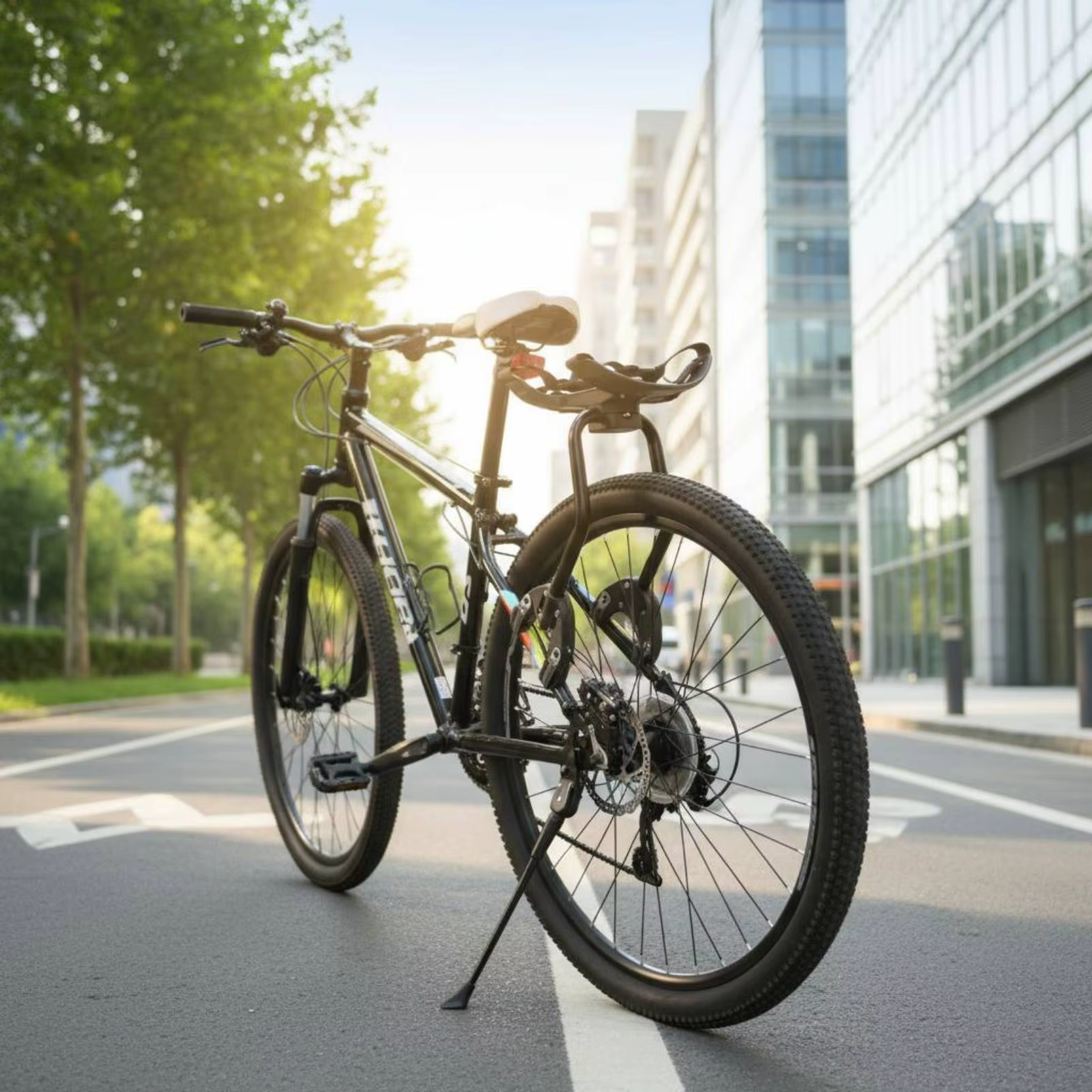 Porte-vélos de montagne réglable pour porte-bagages arrière de vélo