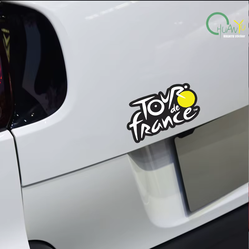 Autocollant en vinyle avec logo du Tour de France