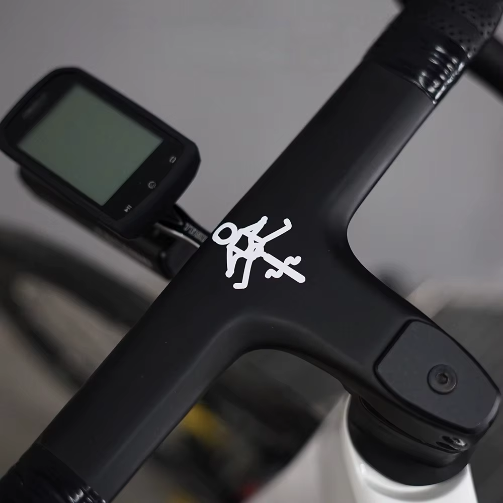 Autocollants universels en vinyle imperméables pour cadre de vélo de route et VTT, tube supérieur, autocollants de sécurité pour vélo, pour la décoration