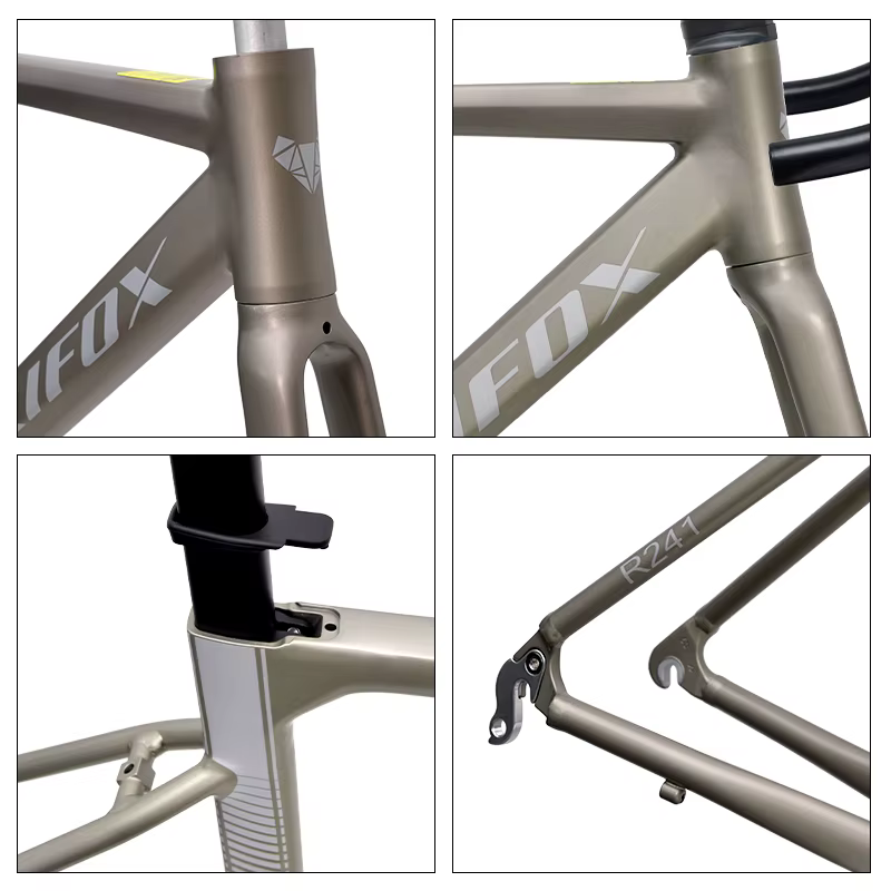 Cadre de vélo TRIFOX 700C en alliage d'aluminium 6061 léger